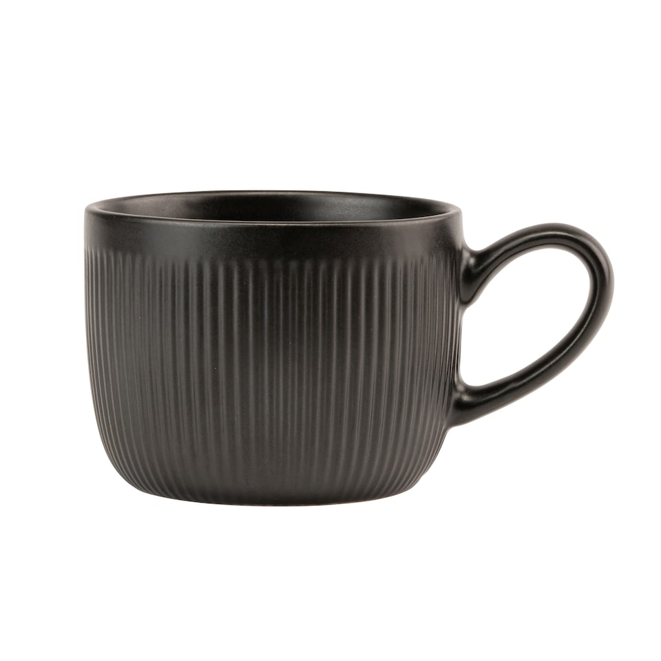 image 1 of Style Sisters Black Rib Mug