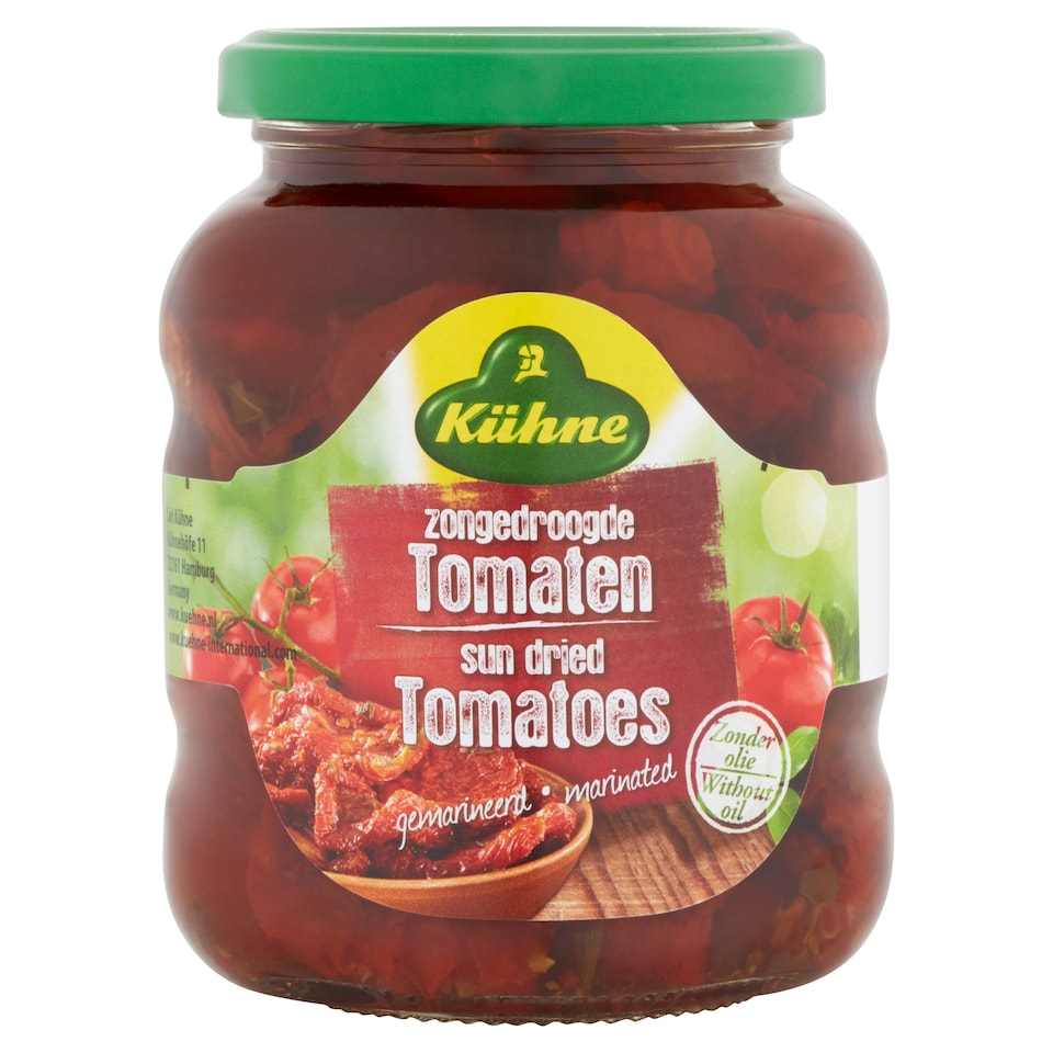 Kuhne Sun Dried Tomatoes Fine Marinated 340g