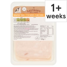 Eastmans Wafer Thin Cooked Chicken Slices 125g