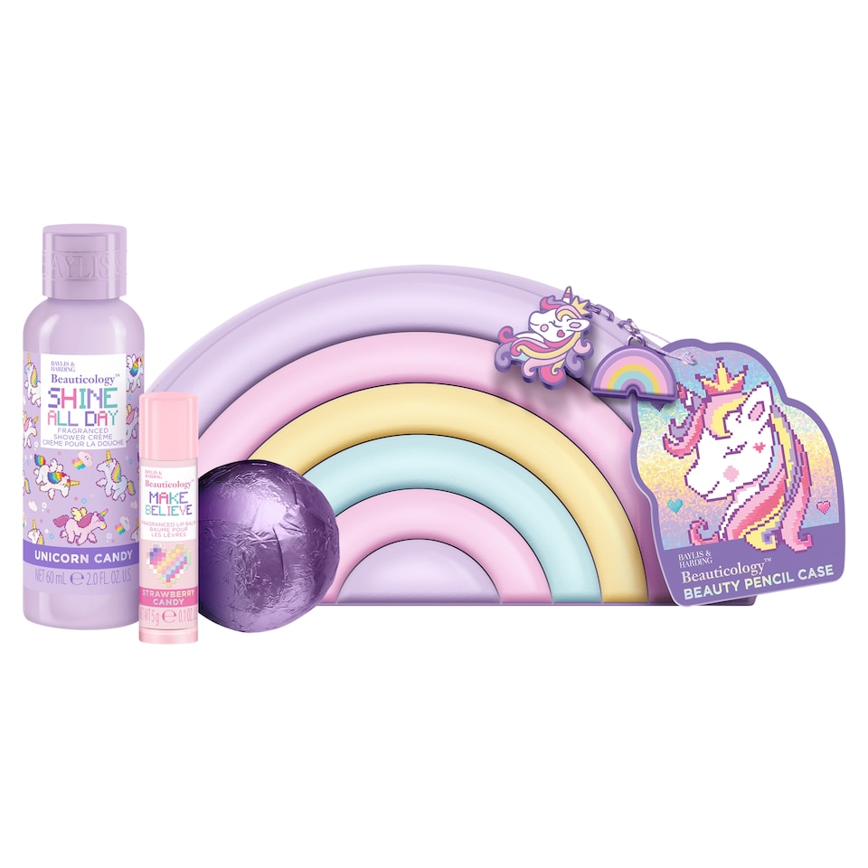 image 1 of Baylis & Harding Beauticology Rainbow Pencil Case Gift Set