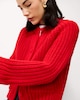 image 1 of F&F Chunky Knitted Cardigan in Red