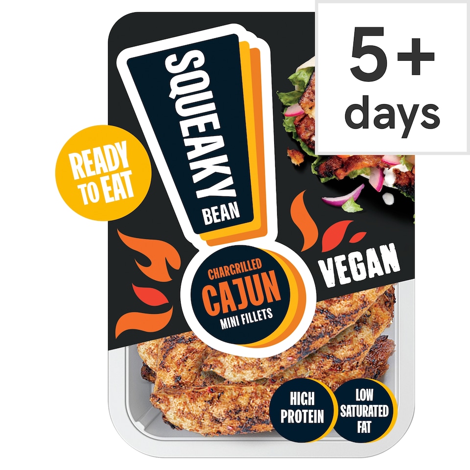 Squeaky Bean Chargrilled Cajun Mini Fillets 120g