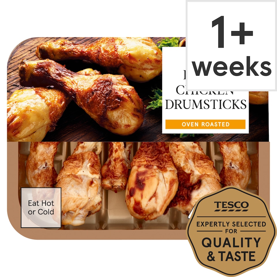 Tesco Oven Roasted Chicken Drumsticks 430g