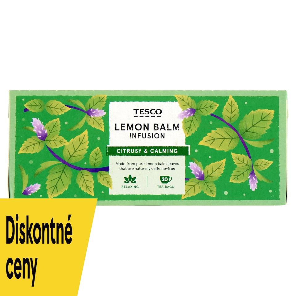 Tesco Bylinný čaj medovkový 20 x 2 g (40 g)