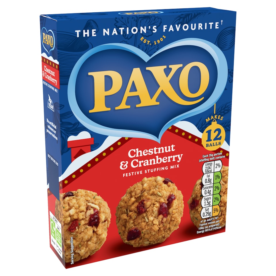 image 1 of Paxo Chestnut & Cranberry Stuffing Mix 170G