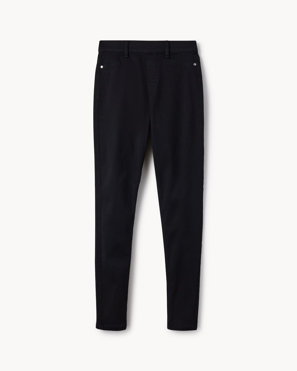 F&F High Rise Jeggings in Black
