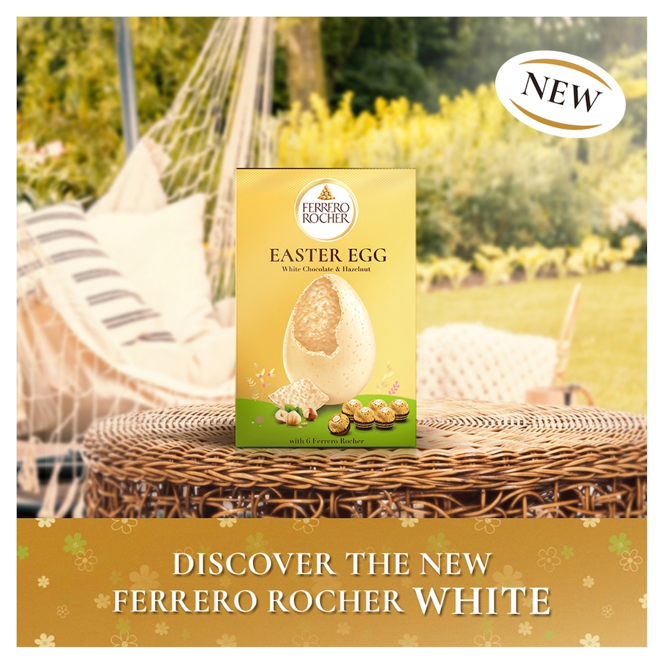 image 1 of Ferrero Rocher Golden E/Egg With White Chocolate 250G