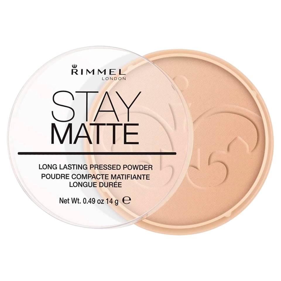 image 1 of Rimmel New Stay Matte Pressed Powder Sandstorm