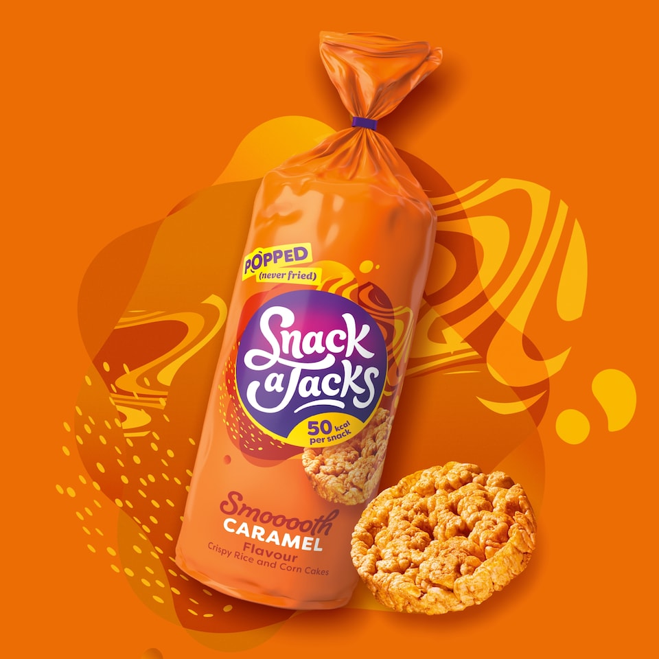 image 1 of Snack a Jacks Caramel Jumbo Rice Cakes 159g