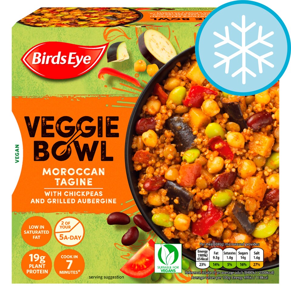 Birds Eye Moroccan Tagine Veggie Bowl 380G Tesco Groceries