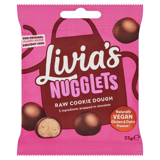 Livia S Kitchen Nugglets Cookie Dough 35g Tesco Groceries