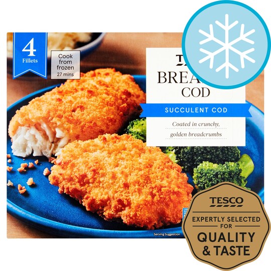 Northern Catch Brand Of Breaded Cod Fillets, UK Stock Photo, 49 OFF