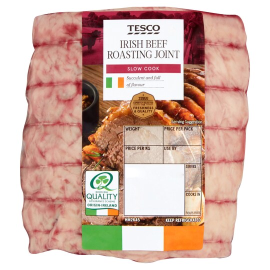 Tesco Irish Beef Roasting Joint (1Kg 1.4Kg) Tesco Groceries