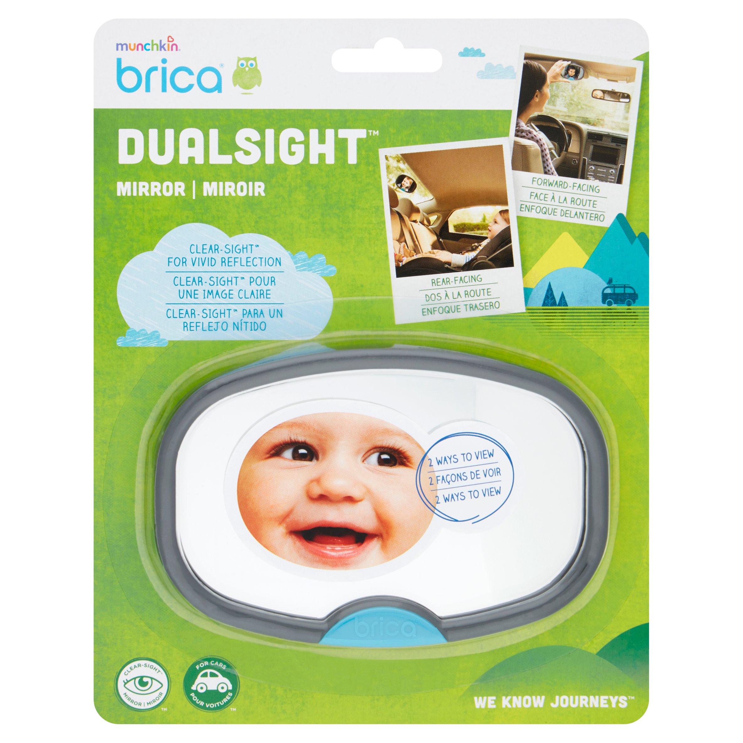 Munchkin Deluxe Stay In Place Mirror 