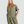 Khaki, F&F Zip Front Tie Waist Shirt in Khaki