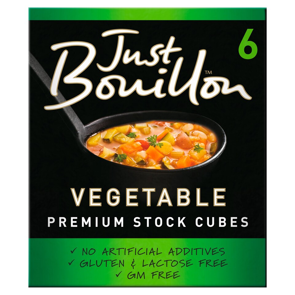 Kallo 6 Just Bouillon Vegetable Stock Cubes 66G Tesco Groceries
