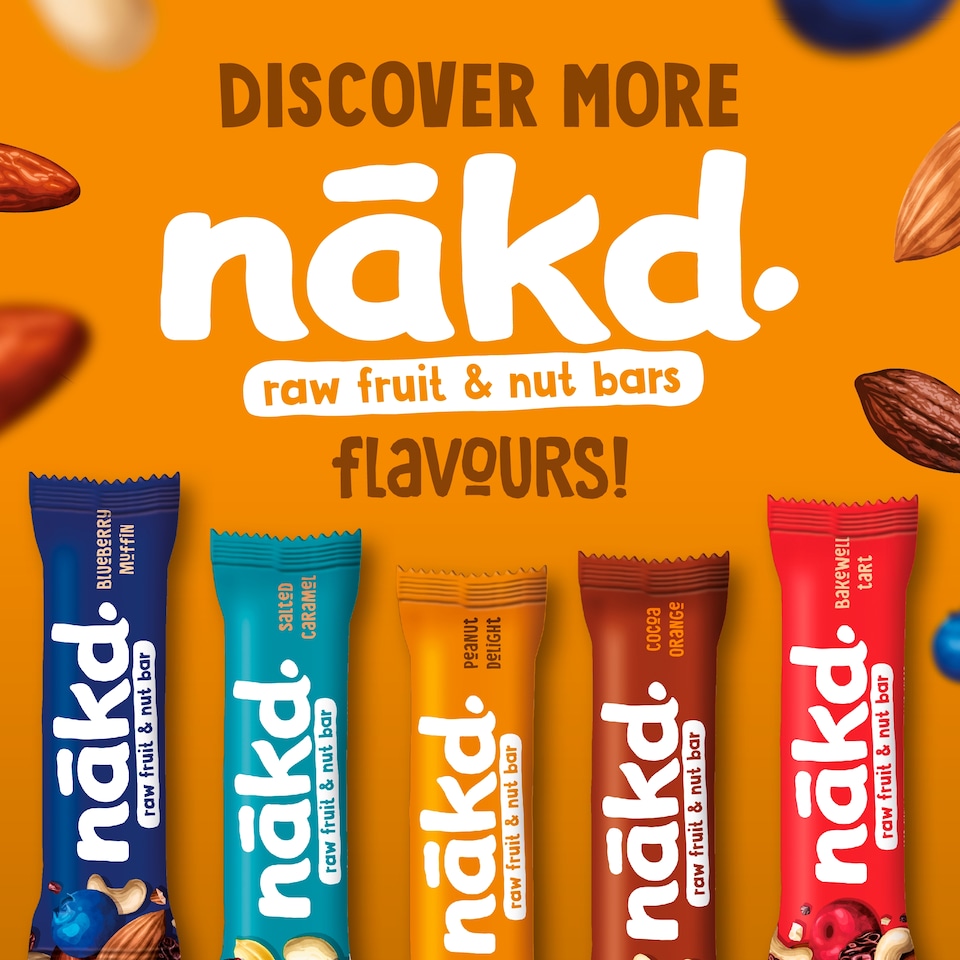 image 1 of Nakd Peanut Delight Raw Fruit & Nut Bar 4x35g