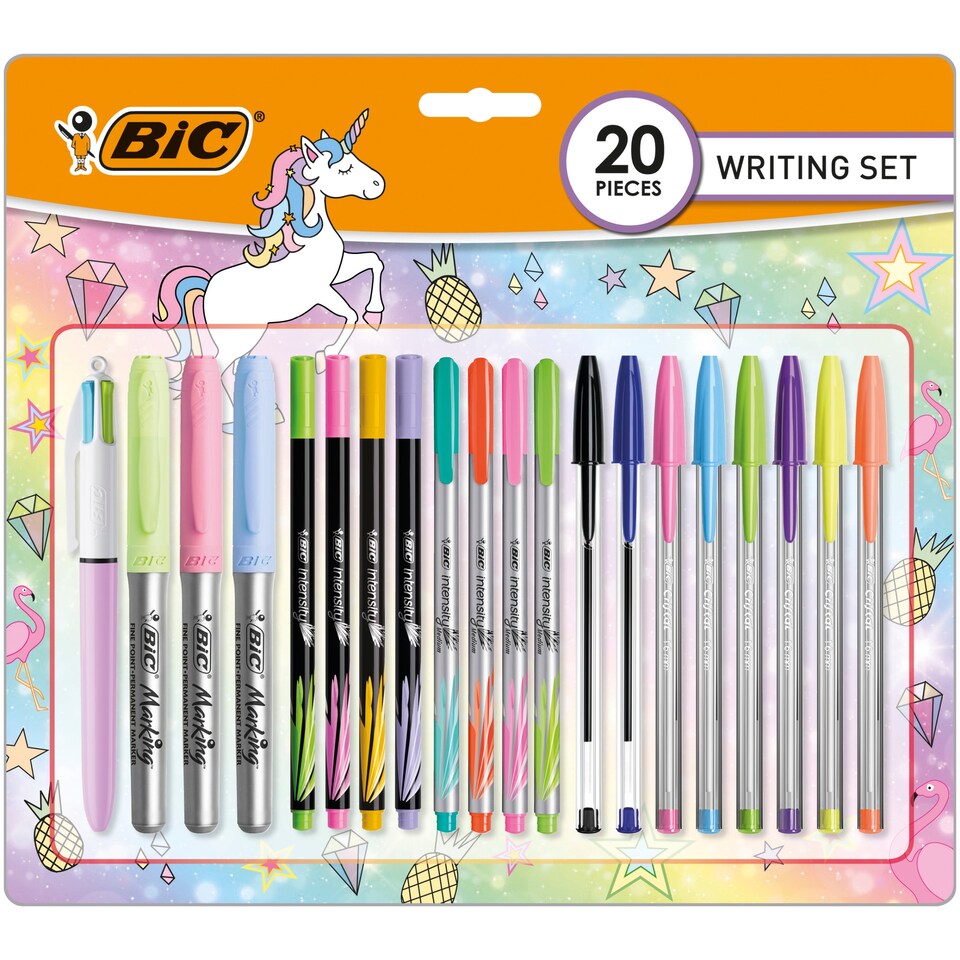 Bic Unicorn Stationery Set 20 Pack