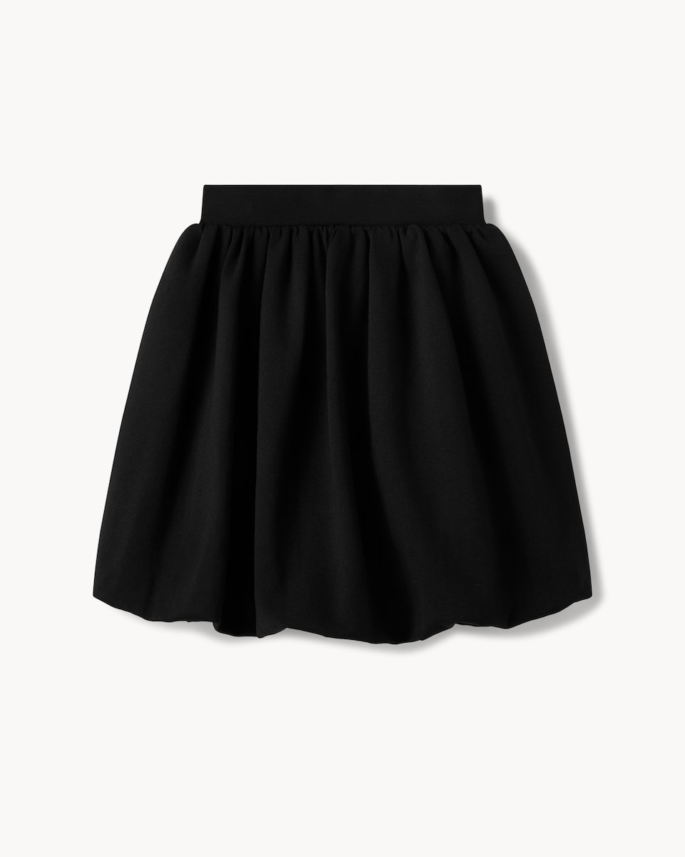 image 1 of F&F School Girls Puffball Skirt in Black