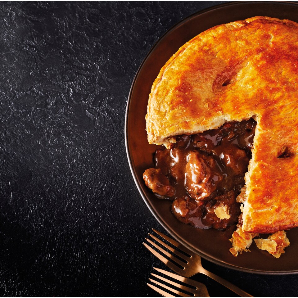 image 1 of Tesco Finest Dine In Slow Cooked Steak Pie 500G