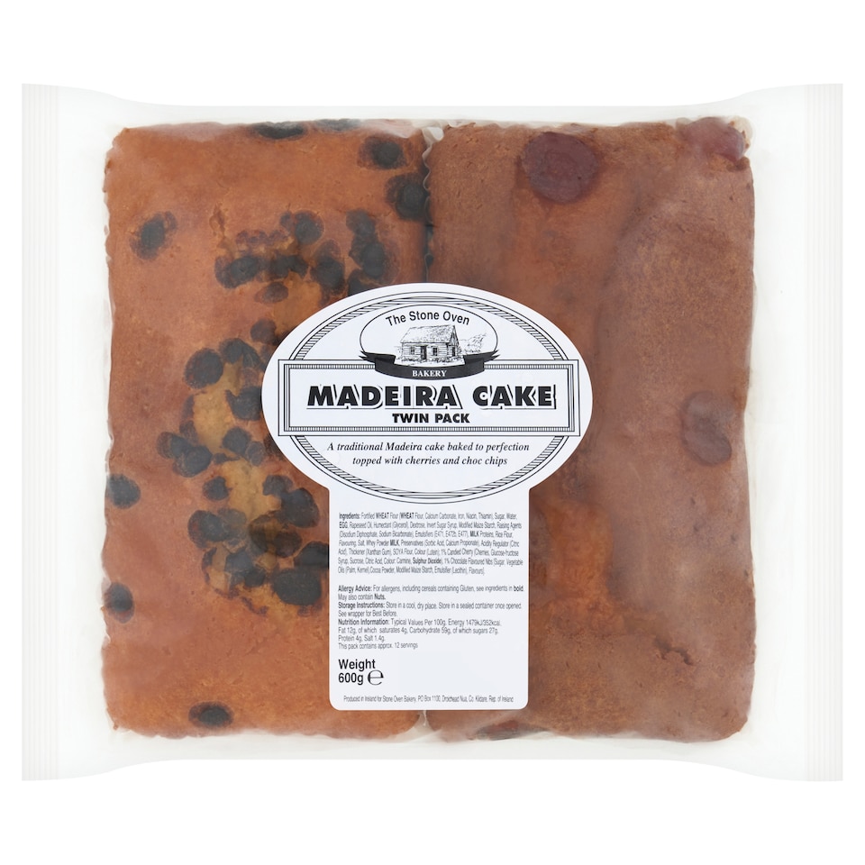 The Stone Oven Maderia Cake Twin Pack 600G