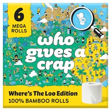 Who Gives A Crap Extra Soft Limited Edition Toilet Tissue 6 Mega Rolls