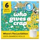 image 1 of Who Gives A Crap Extra Soft Limited Edition Toilet Tissue 6 Mega Rolls