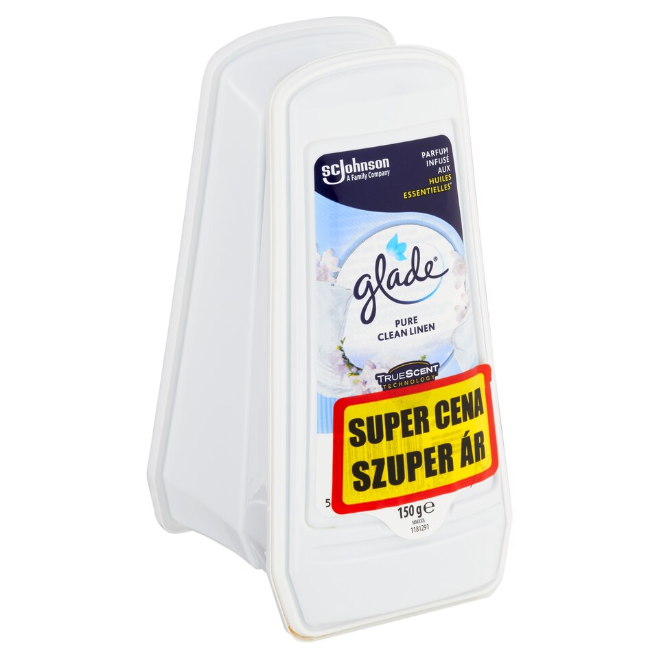 obrázok 1 z Glade Gel Pure Clean Linen osviežovač vzduchu 2 x 150 g