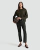 image 1 of F&F TENCEL™ Straight Leg Jeans in Olive