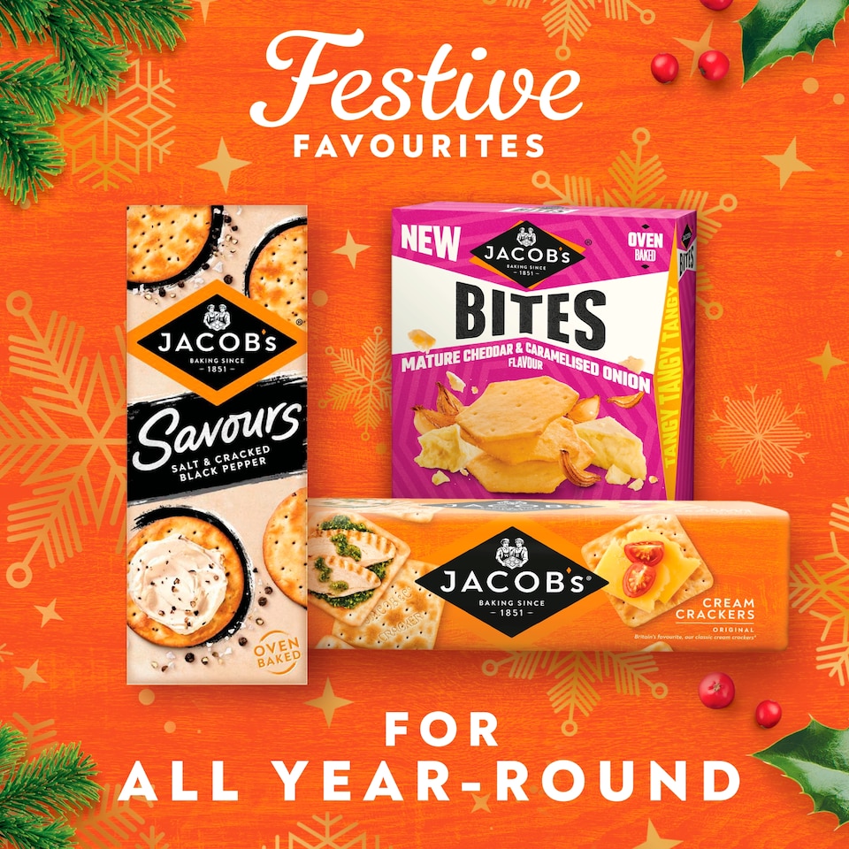 image 1 of Jacob's Biscuits for Cheese 8 Variety Cracker Selection 300g