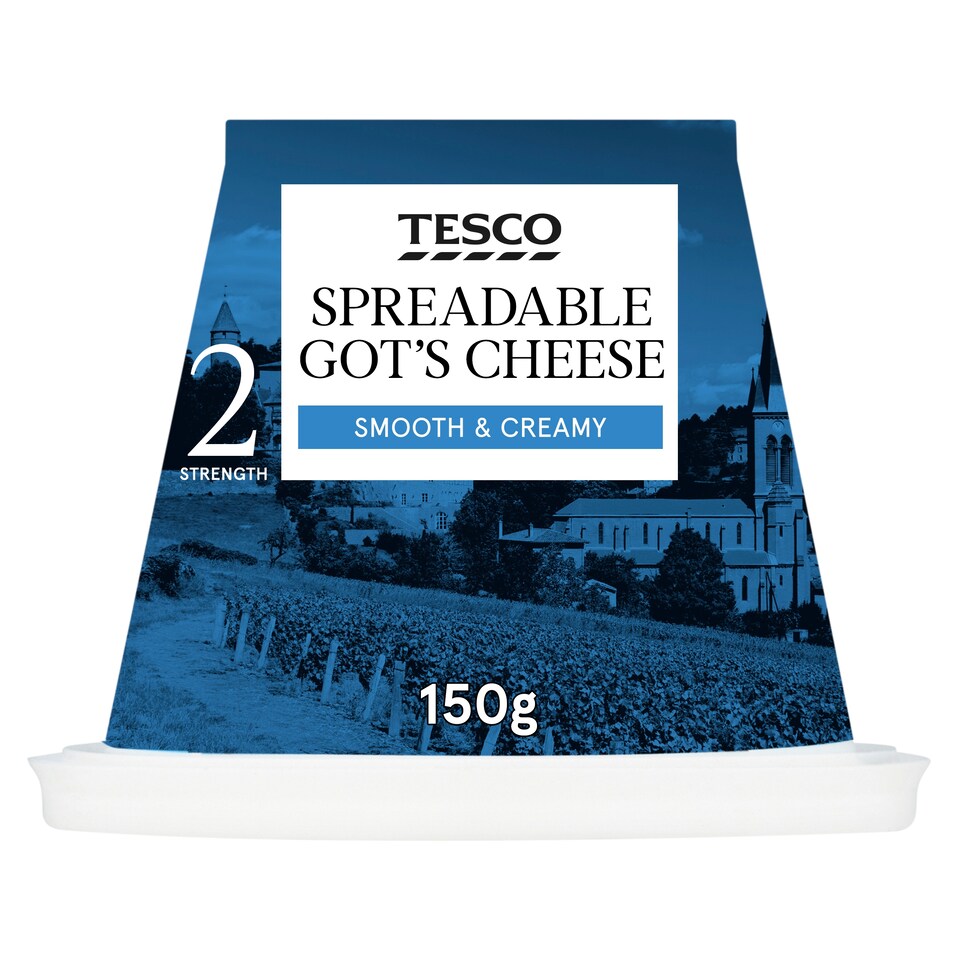 Tesco Spreadable Goats Cheese 150G