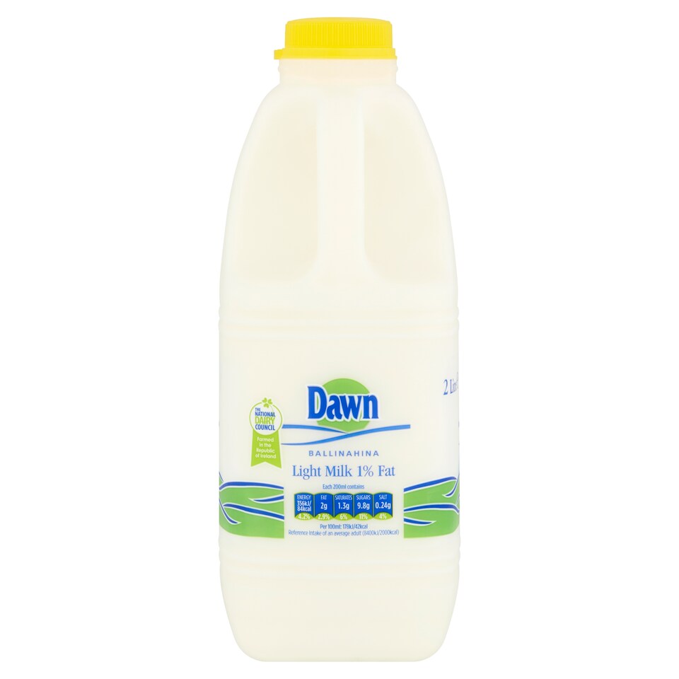 Dawn Ballinahina Light Milk 2 Litre