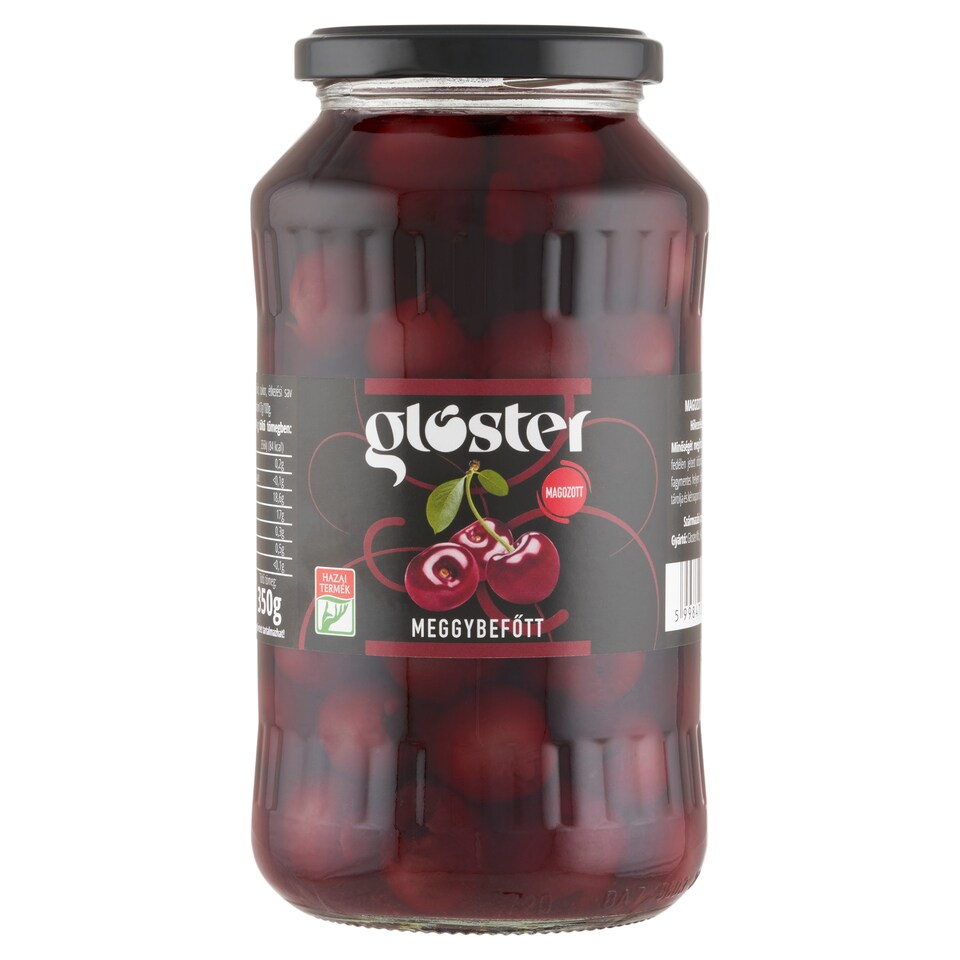 Gloster magozott meggybefőtt 680 g