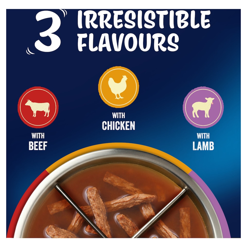 image 1 of Felix Soup Tender Strips Meat Selection Cat Food 6X48g