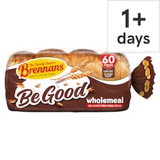 Brennans Be Good Wholemeal High Fibre Bread 600g