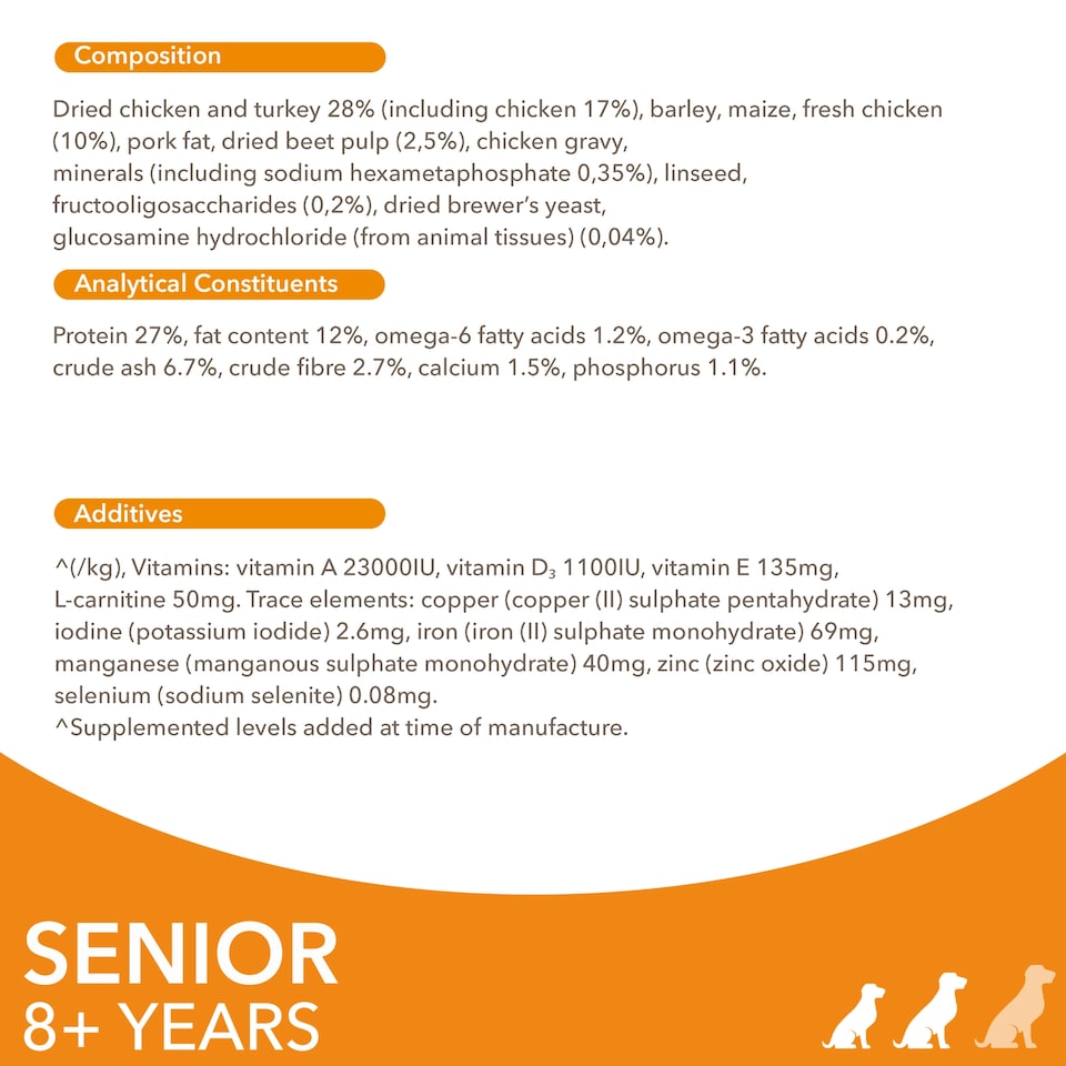 image 1 of Iams Senior Dog Dry Food Small/Medium Breed With Fresh Chicken 2kg