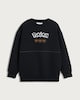 image 4 of Pokémon Cotton Rich Poké Ball Sweatshirt in Black