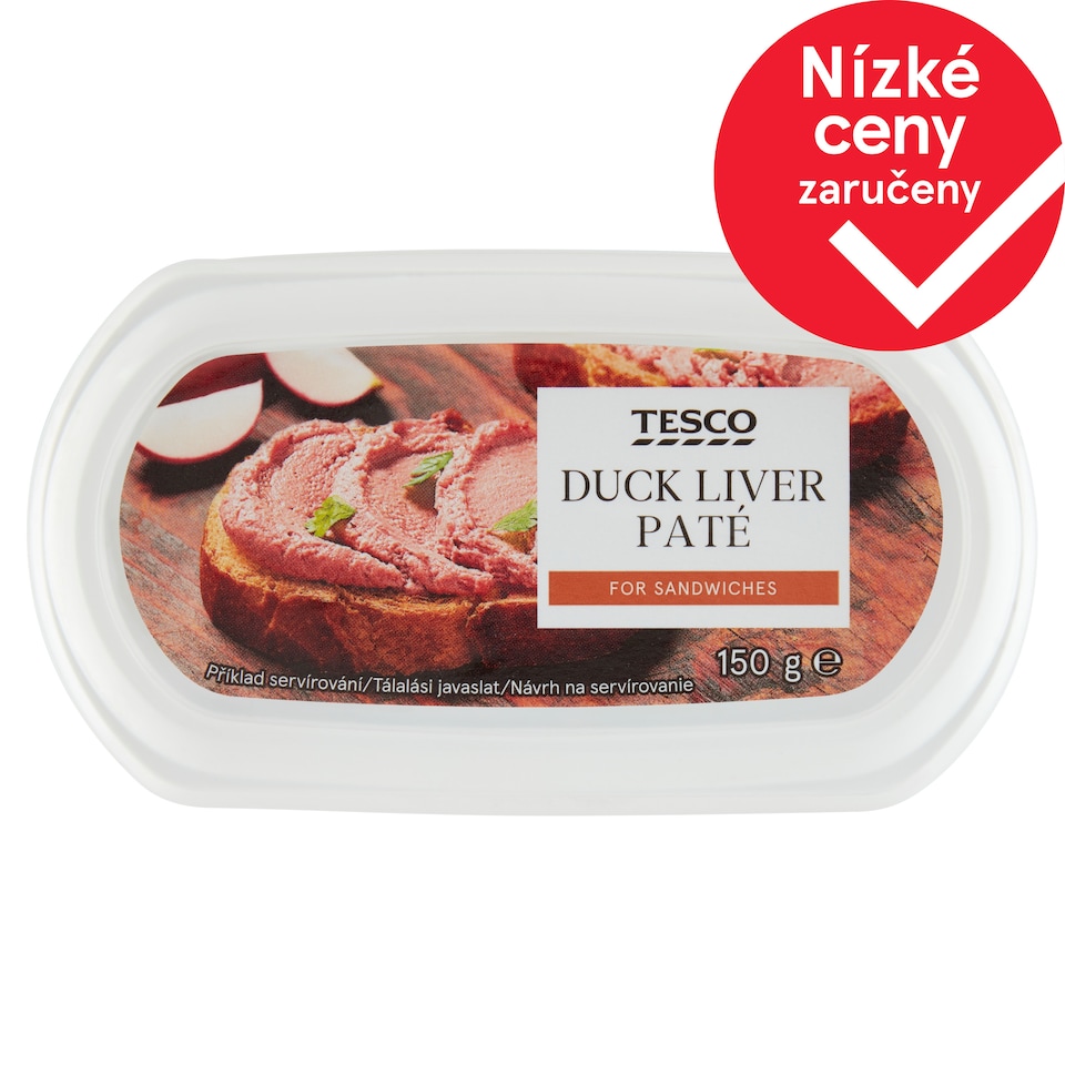 Tesco Paštika s kachními játry 150g