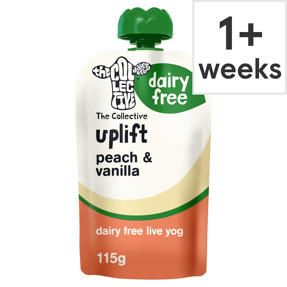 The Collective Dairy Free Peach & Vanilla Yoghurt Alternative 115g