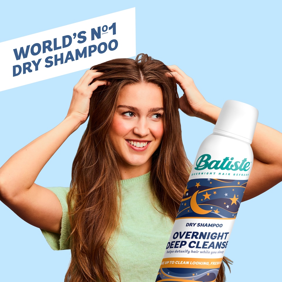image 1 of Batiste Dry Shampoo Over Night Cleanse 200Ml