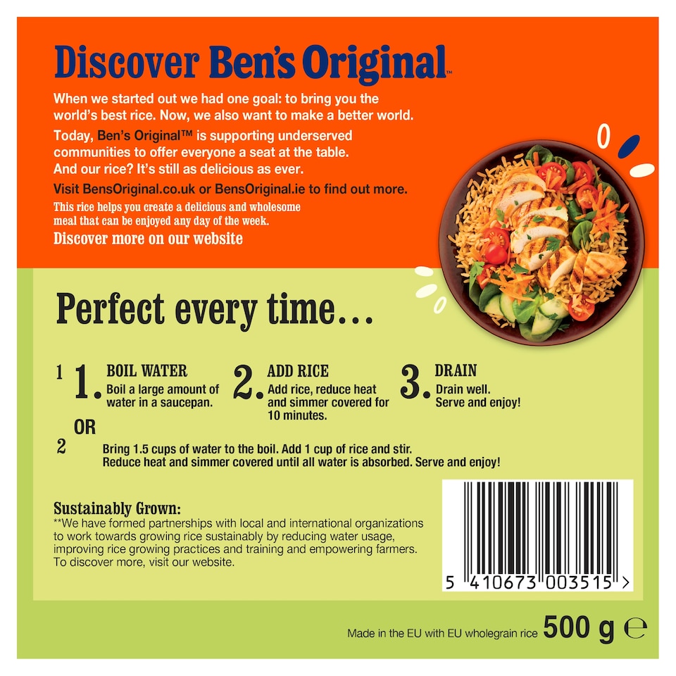 image 1 of Ben's Original Wholegrain Rice 500G