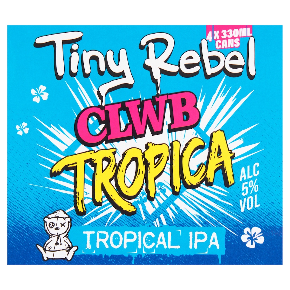 Tiny Rebel Clwb Tropica Tropical IPA 4 x 330ml