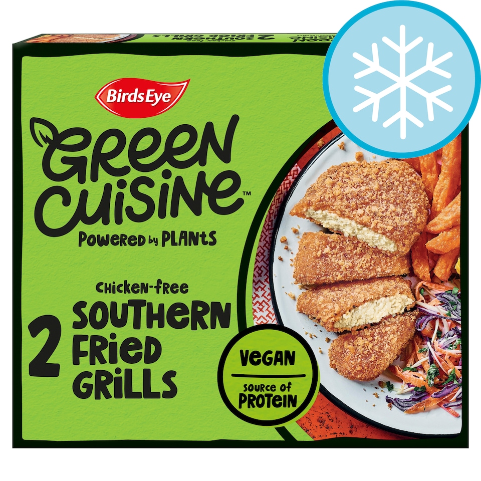 image 1 of Birds Eye Green Cuisine Chicken-Free Southern Fried Grills 2 Pack 180g