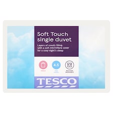 Tesco Soft Touch 4.5 Tog Duvet Single