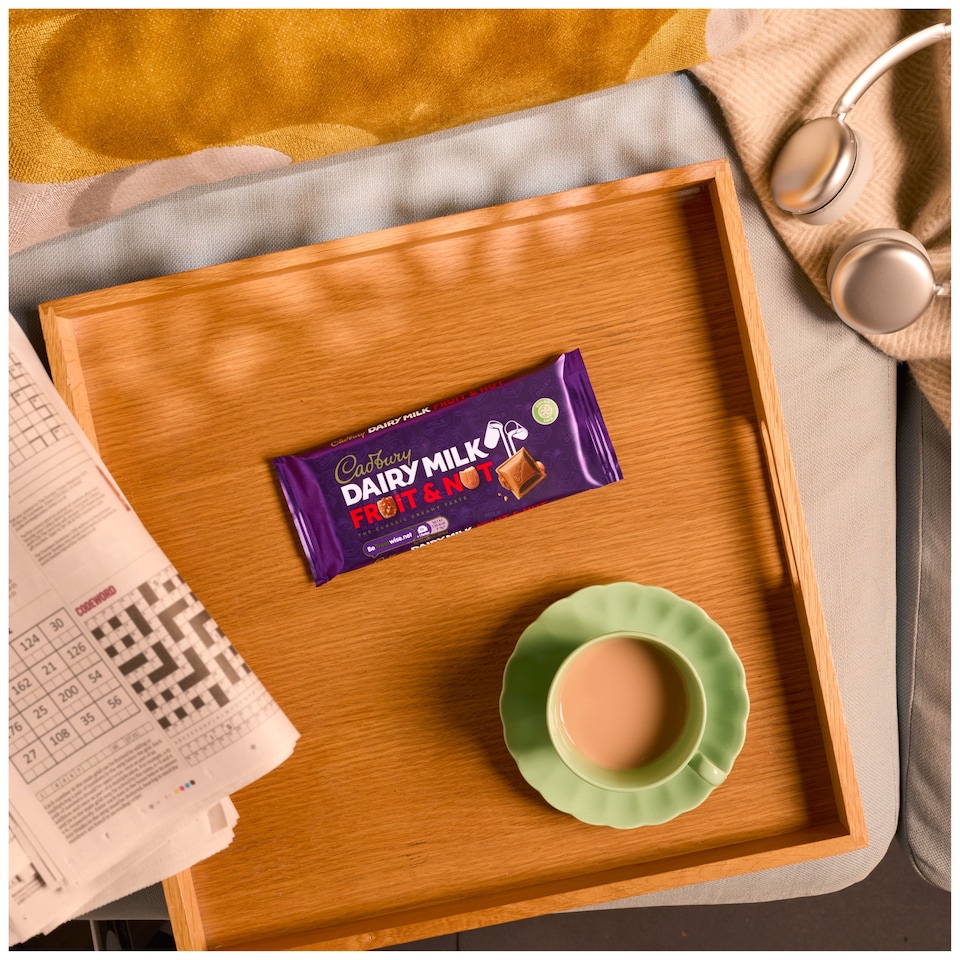 image 1 of Cadbury Dairy Milk Chocolate Fruit & Nut Bar 110G