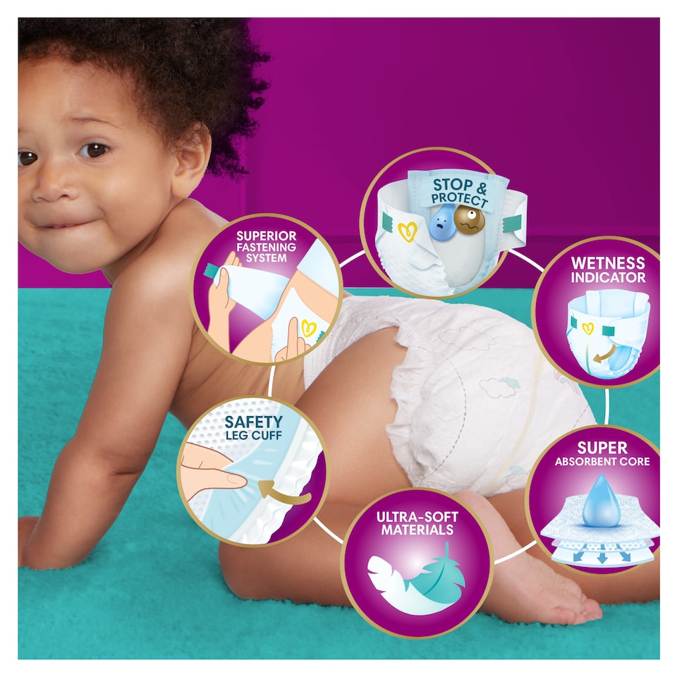 image 1 of Pampers Premium Protection Size 6 48 Nappies
