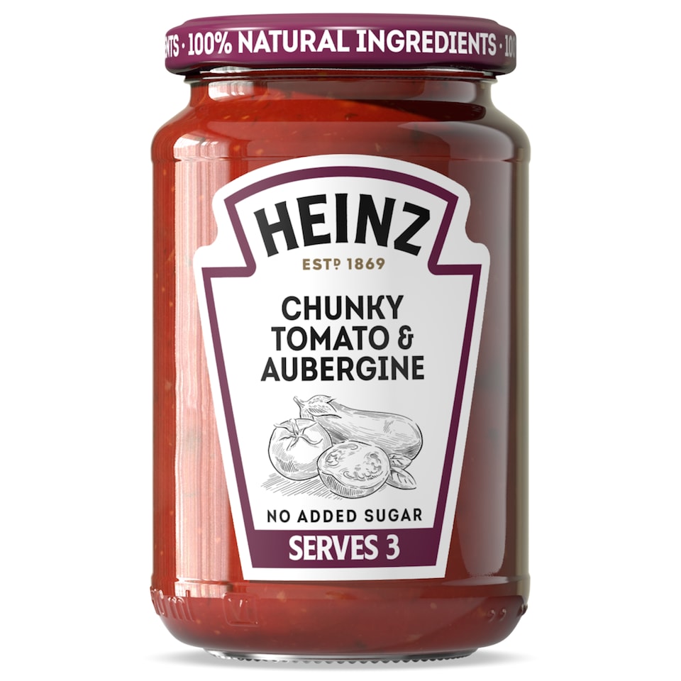 Heinz Chunky Tomato & Aubergine Sauce 350g
