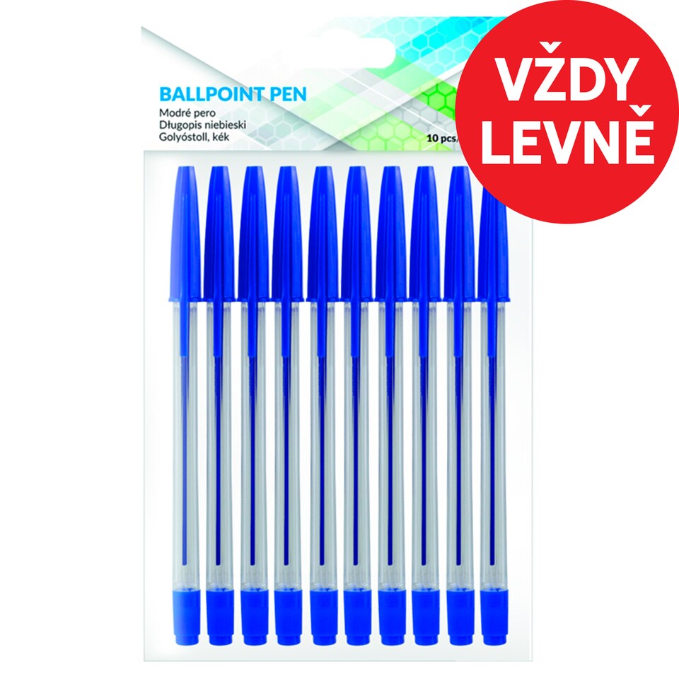 Ballpoint Pens Blue 10 pcs