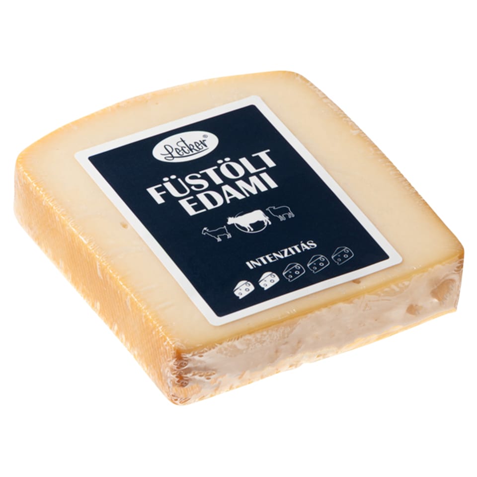 Lecker füstölt, félzsíros, félkemény Edami sajt