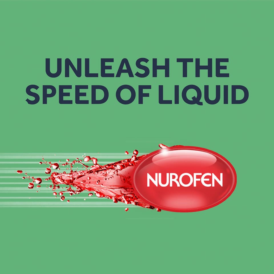 image 1 of Nurofen Express Pain Relief 200mg Liquid Capsules - Ibuprofen 16s